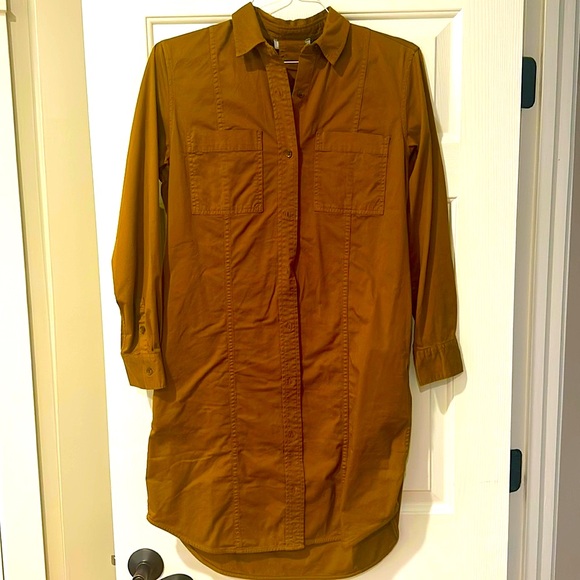 Everlane Belted Utility Shirtdress sz6 - Picture 3 of 6